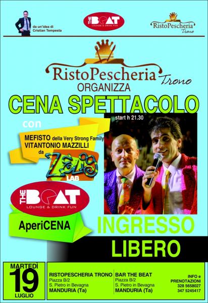 Mefisto & Vitantonio Mazzilli, cabaret tutto da ridere