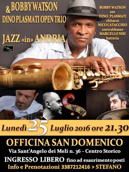 Bobby Watson & Dino Plasmati Open Trio