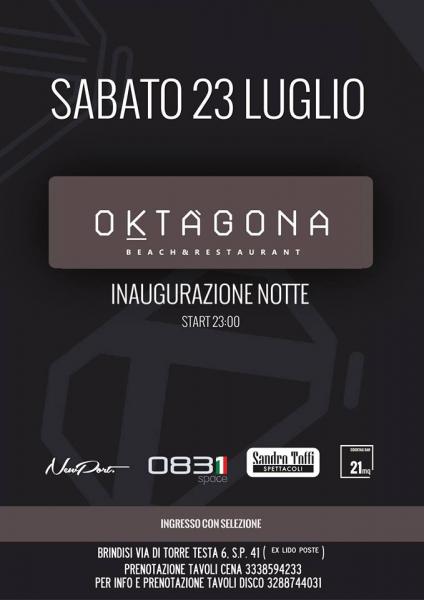 Inaugurazione Oktagona Notte
