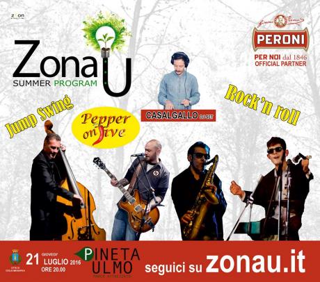 Concerto "Pepper on Jive" a Zona U