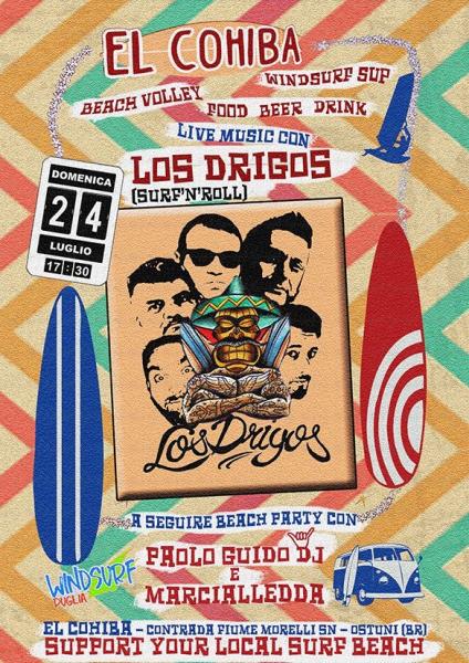 Los Drigos (surf'n'roll live)//Paolo Guido dj//Marcialledda dj