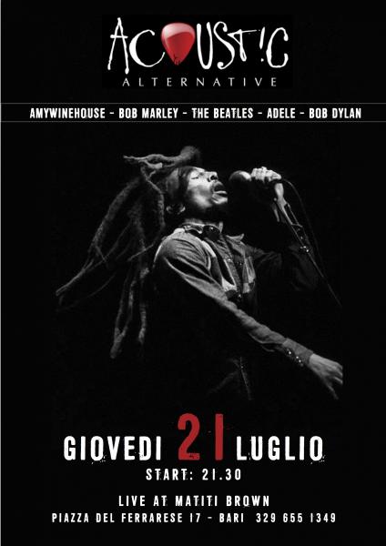 Acoustic alternative - Bob Marley - Elvis - The Beatles - AmyWinehouse