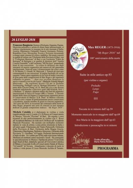 Concerto d'organo e violino