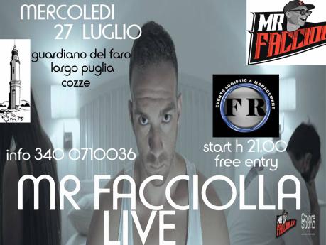 Mr Facciolla live Guardiano del Faro