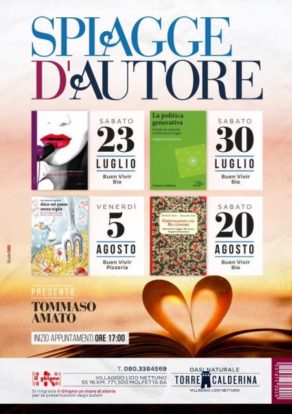 Spiagge d’autore, la rassegna letteraria sotto l’ombrellone