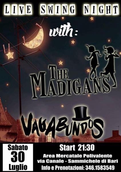 Vagabundos presents: Live Swing Night with The Madigans