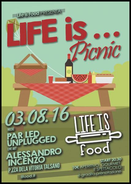 Life is... picnic: musica, live painting e aperitivo gourmet!