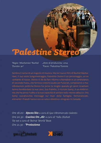 Palestine Stereo ad ArenaKnos 2016 per Yalla Shebab Night