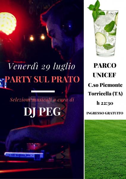 DJ PEG - Party sul prato al Parco Unicef Torricella
