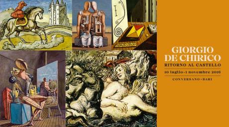 50 opere di Giorgio De Chirico in mostra al Castello di Conversano