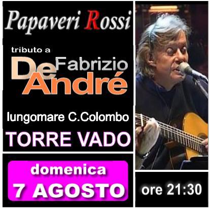 Tributo a Fabrizio De André - PAPAVERI ROSSI