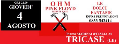 Ohm Pink Floyd tribute band in Concerto