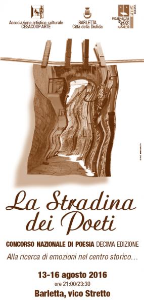 La Stradina dei Poeti 2016 - decima edizione