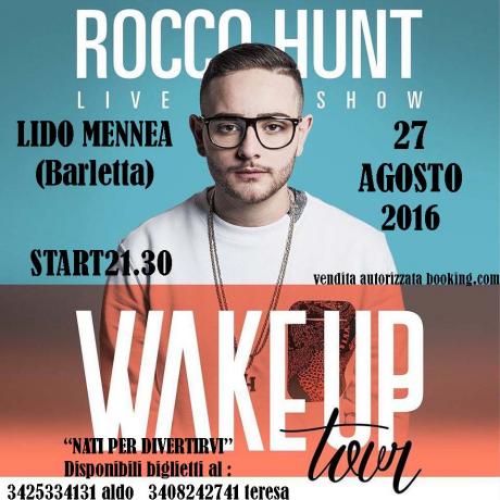 Rocco Hunt Wake Up Tour Lido Mennea