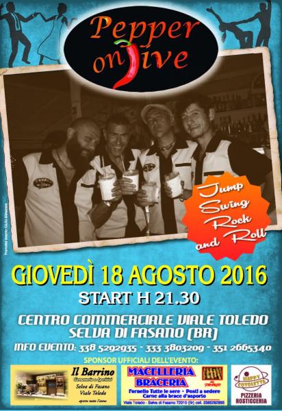 Pepper On Jive in concerto (Jump-Swing / Rock'n Roll)