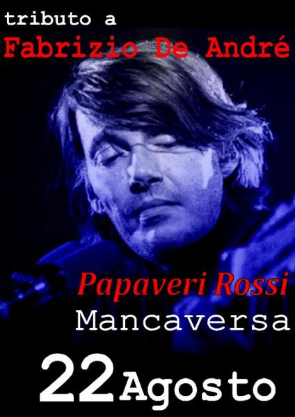 Tributo a Fabrizio de André - Papaveri Rossi