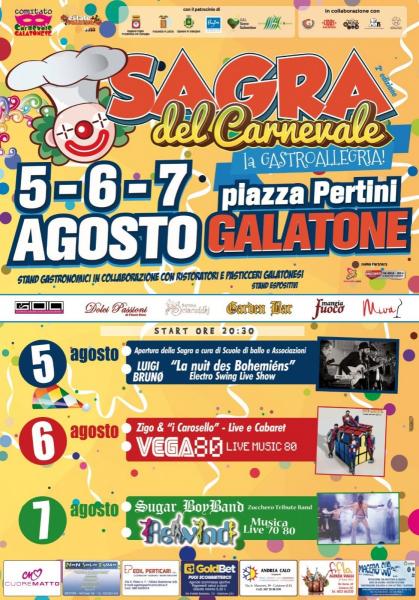 Sagra del Carnevale, la GastroAllegria