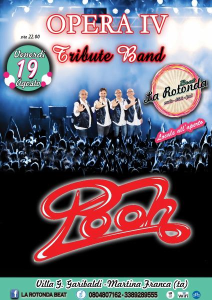 "OPERA IV" tributo ai POOH alla Rotonda Beat di Martina Franca