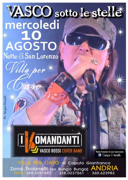 Vasco Sotto Le Stelle' I Komandanti in concerto