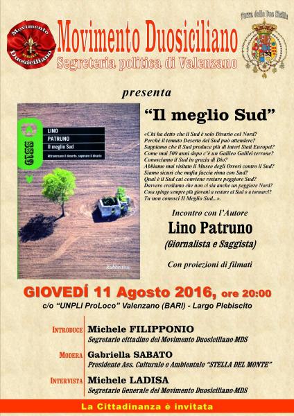 Presentazione del libro: "Il meglio Sud" di Lino Patruno