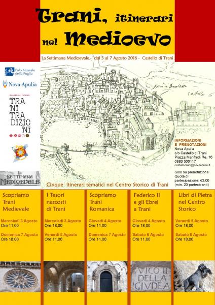 TRANI, ITINERARI NEL MEDIOEVO: i tesori nascosti della città di Trani