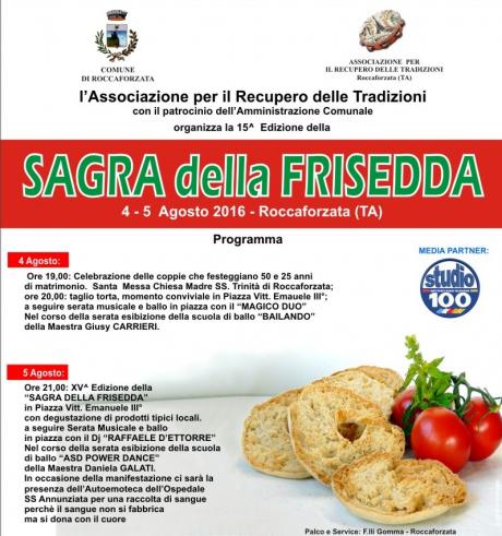 XV^ Edizione della "Sagra della Frisedda"