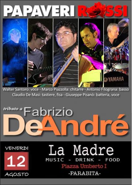 Tributo a Fabrizio De André - Papaveri Rossi