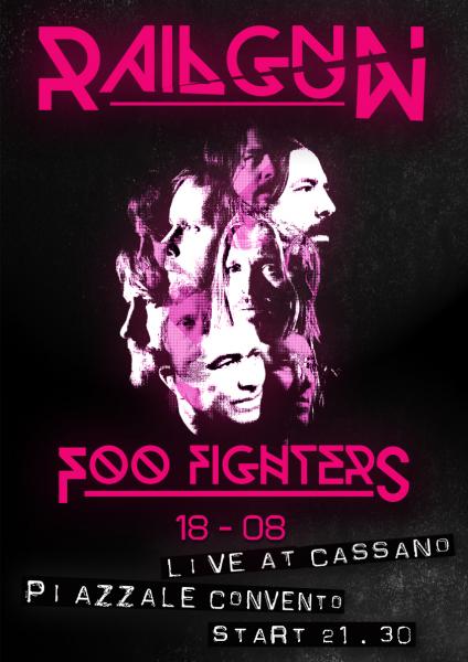 RAILGUN - foo fighters tribute live at CONVENTO cassano
