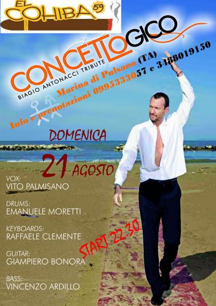 Concetto Logico Tribute Biagio Antonacci live
