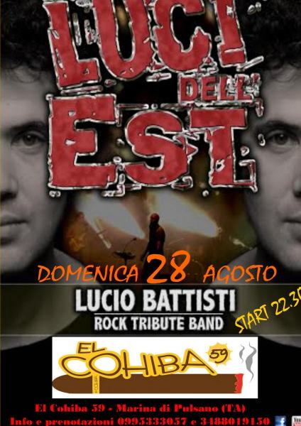 Luci Dell'est Rock Tribute a Lucio Battisti live