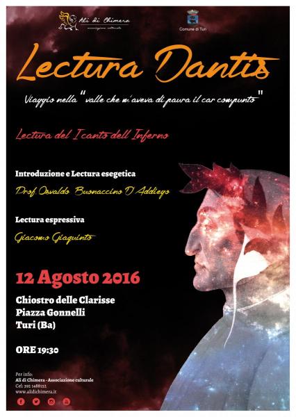 Lectura Dantis - Viaggio nella “valle che m’aveva di paura il cor compunto“