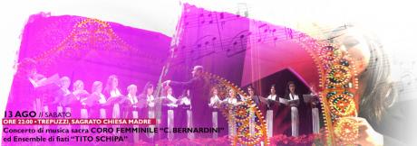Concerto di musica sacra, Coro Femminile “Cecilia Bernardini” ed Ensemble di fiati “Tito Schipa”