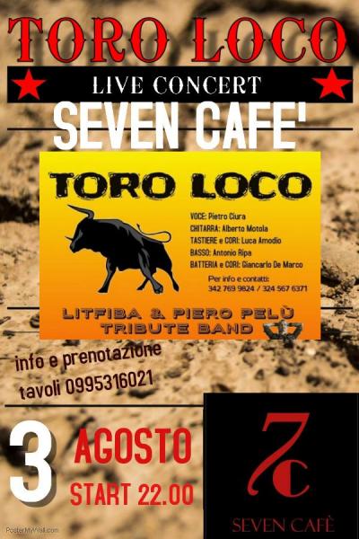 ♫ Mercoledi  live al Seven Cafè di Leporano ♫