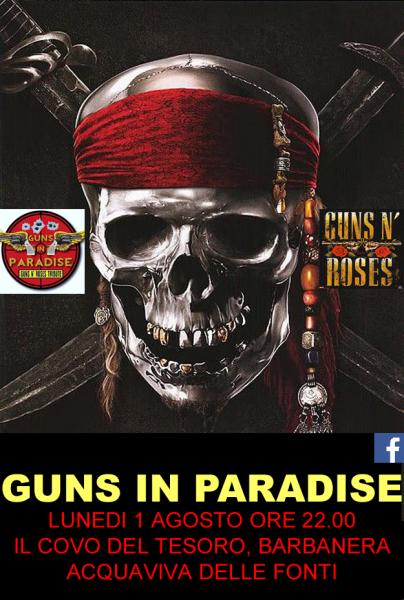 Guns in Paradise - Tribute Band Guns 'N Roses al Covo del Tesoro