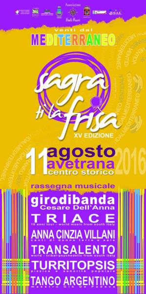 Venti dal Mediterraneo -  Sagra ti la frisa
