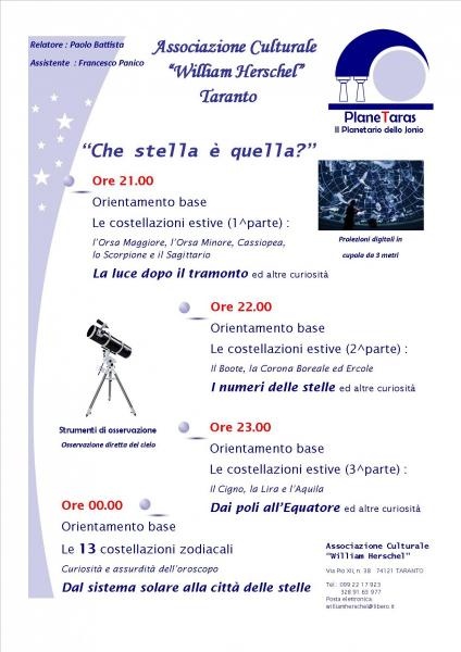 "Che stella è quella" - Wine Stars