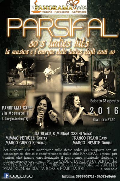 PARSIFAL sotto le stelle al PANORAMA CAFE'