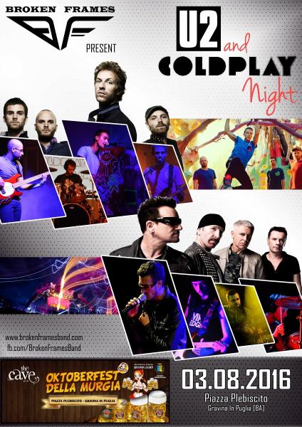 U2 & COLDPLAY Night By Broken Frames - Oktoberfest Della Murgia