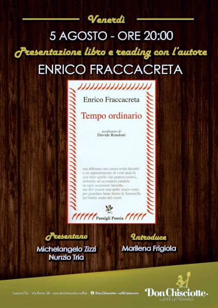 Tempo Ordinario (Passigli Editore 2015) di Enrico Fraccacreta