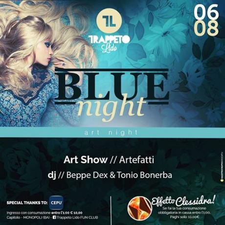 Blue Night Party al Trappeto Lido
