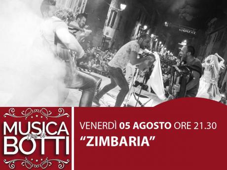 Gli "ZIMBARIA" aprono il Festival "Musica tra le botti" all'Azienda Agricola Melillo