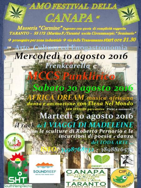 "Amo Festival della Canapa" - Masseria Carmine