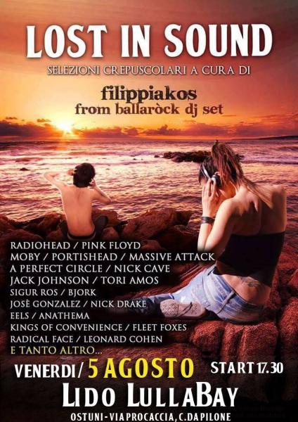 Filippiakos da Ballaròck al Lullabay con le selezioni al tramonto di LOST IN SOUND