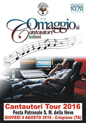 Omaggio ai Cantautori -  Tour 2016