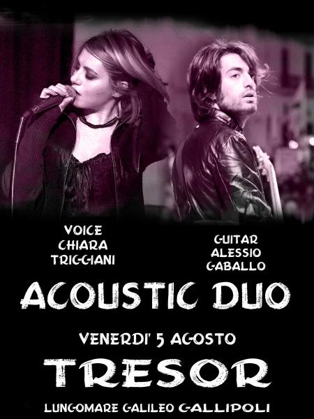 Chiara Triggiani e Alessio Gaballo live al TRESOR a Gallipoli