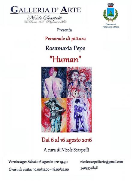 "Human" - Personale di pittura di Rosamaria Pepe