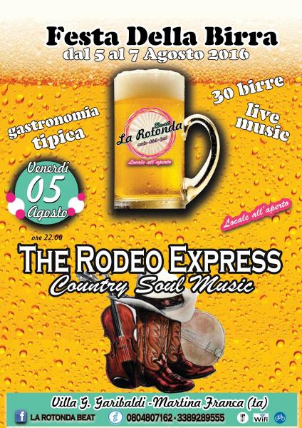 THE RODEO EXPRESS alla Festa Della Birra alla Rotonda Beat!