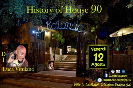 HOUSE anni '90 alla Rotonda BEAT con Luca Vitulano DJ!