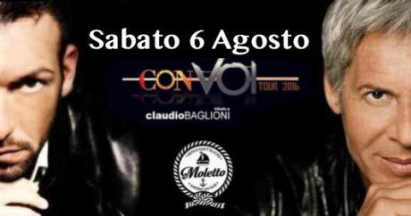 Il sabato è LIVE MUSIC al MOLETTO con il tributo a Claudio Baglioni