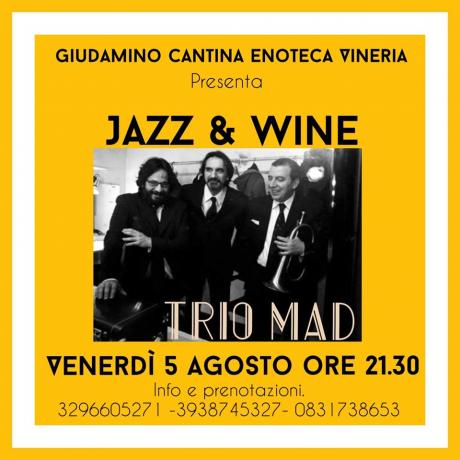 Serata JAZZ & WINE: TRIO MAD